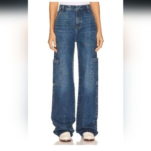 GRLFRND Elyse Trouser Cargo Jean in Crissy Field